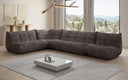 Designer corner sofa living room set Calmo in Corduroy