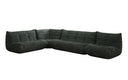 Designer corner sofa living room set Calmo in Corduroy