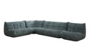 Designer corner sofa living room set Calmo in Corduroy