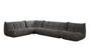 Designer corner sofa living room set Calmo in Corduroy