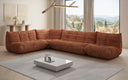Designer corner sofa living room set Calmo in Corduroy