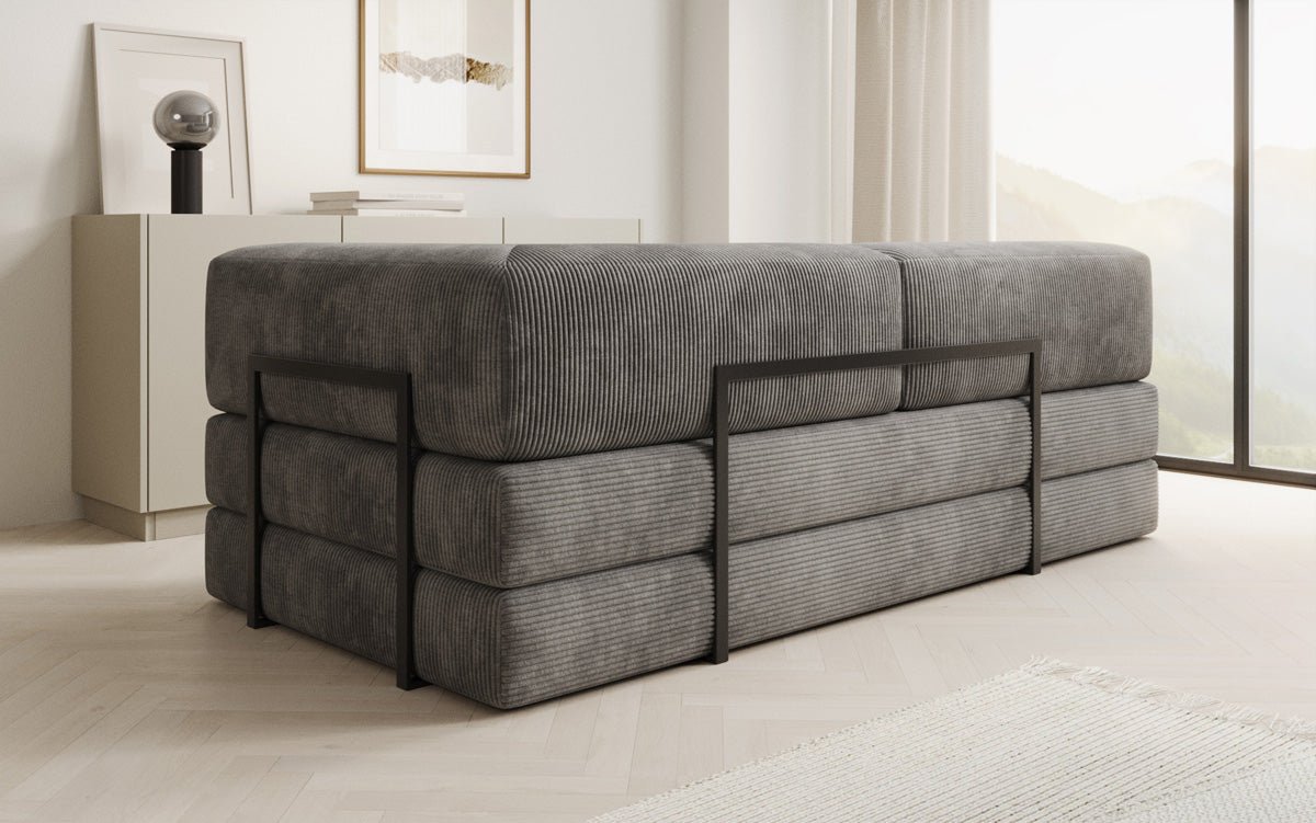 Designer Sofa/Chaise Longue Lazy in Cord