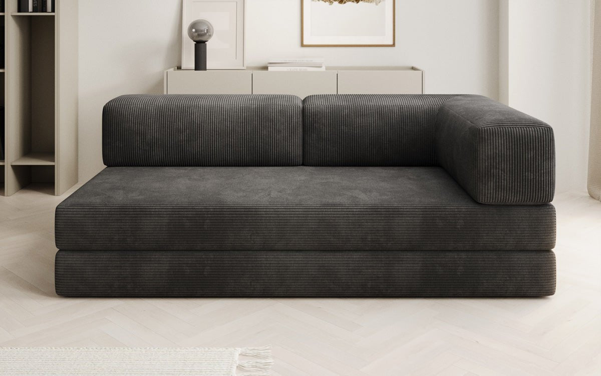 Designer Sofa/Chaise Longue Lazy in Cord