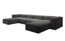 Designer U Sofa Snug in Bouclé