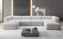 Designer U Sofa Snug in Bouclé