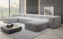 Designer U Sofa Snug in Bouclé