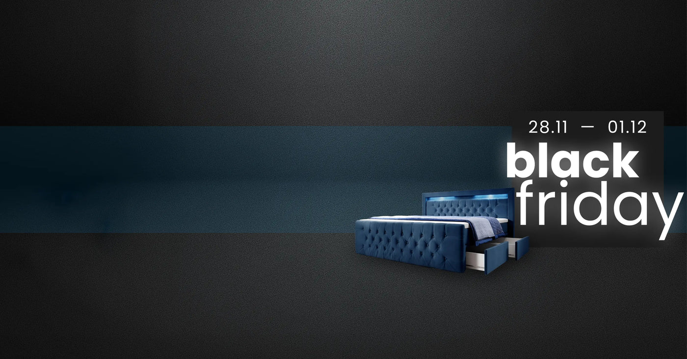 Luxury bedroom with custom bed