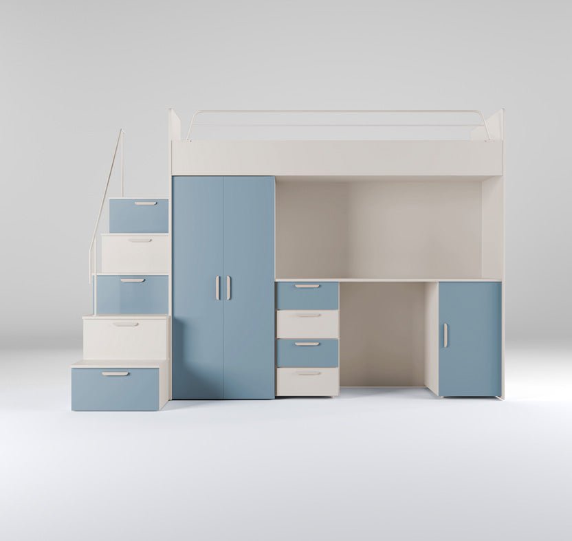 Children's loft bed Dream matte surface