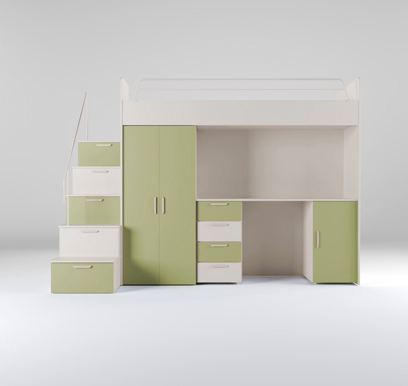 Children's loft bed Dream matte surface