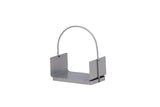Garten Brennholzkorb Carry - aus Stahl in Silber