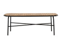 Garten Esstisch Lumo - 200x90 cm mit Akazien-Tischplatte in Naturoptik