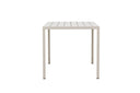 Garten Esstisch Siena - 140x80 cm aus Aluminium und Polywood in Beige oder Schwarz
