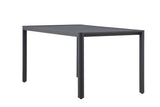 Garten Esstisch Vista - 150x85 cm aus Aluminium in Beige oder Schwarz