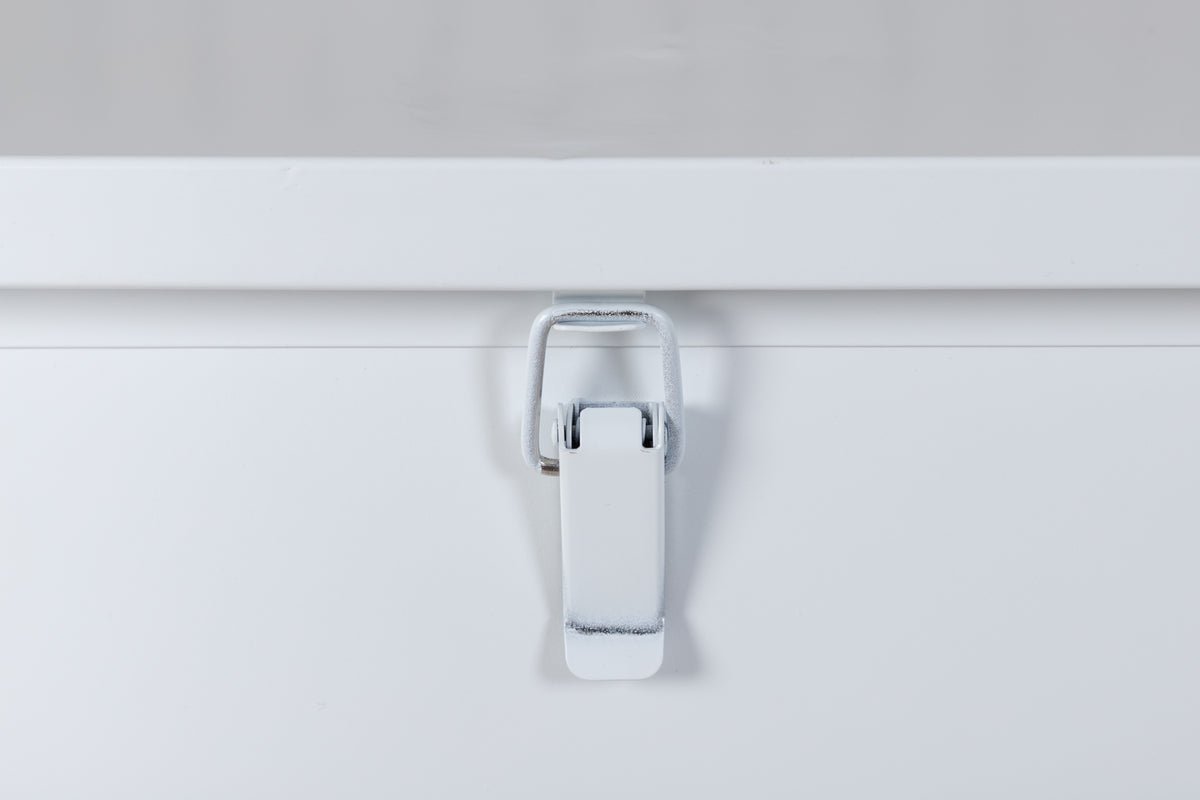 Garten Kissenbox Erika - Aus weißem Aluminium