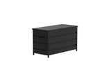 Garten Kissenbox Nessa - Aus schwarzem Aluminium