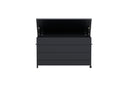 Garten Kissenbox Nessa - Aus schwarzem Aluminium