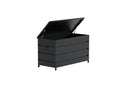Garten Kissenbox Nessa - Aus schwarzem Aluminium