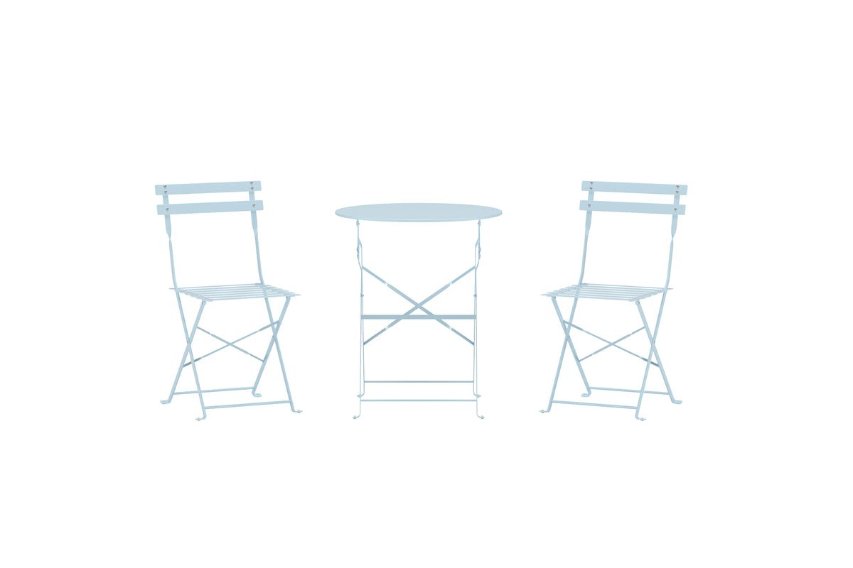 Garten Loungeset Elion – 3-teiliges Set mit rundem Tisch in 3 Farben