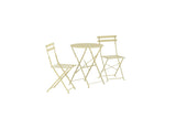 Garten Loungeset Elion – 3-teiliges Set mit rundem Tisch in 3 Farben