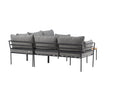 Garten Loungeset Felicita – Ecksofa mit 4 Sitzplätzen und Couchtisch