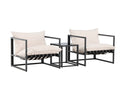 Garten Loungeset Naomi – mit Glastisch & wetterfesten Kissen