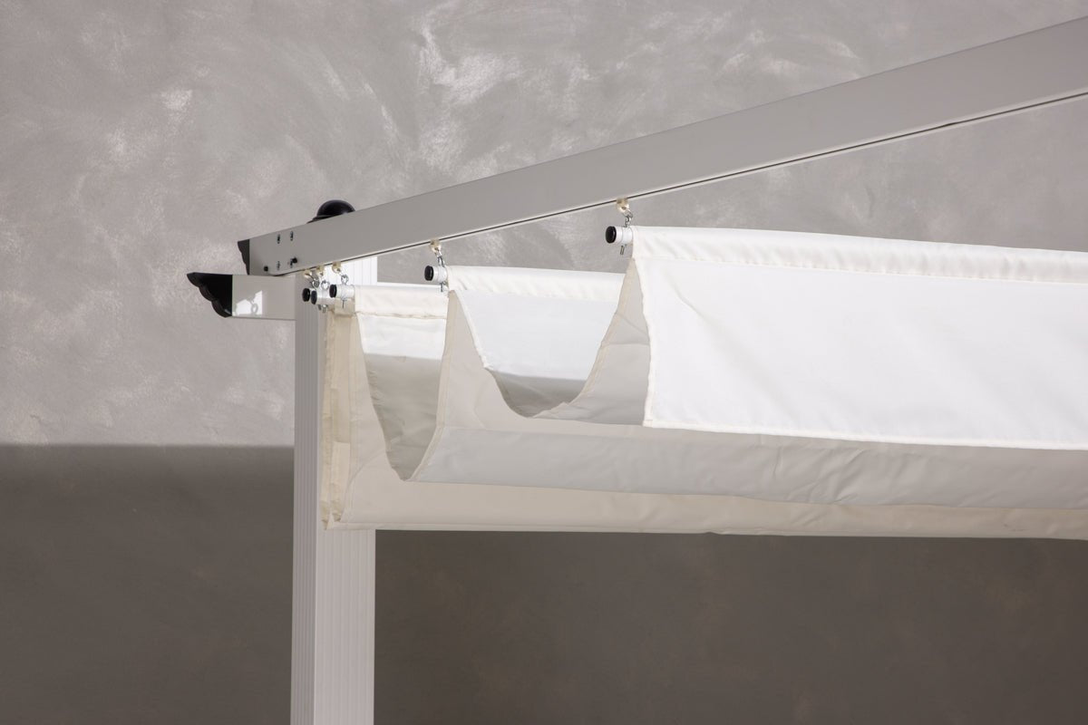 Garten Pavillon Cleo - mit weißem Polyesterdach