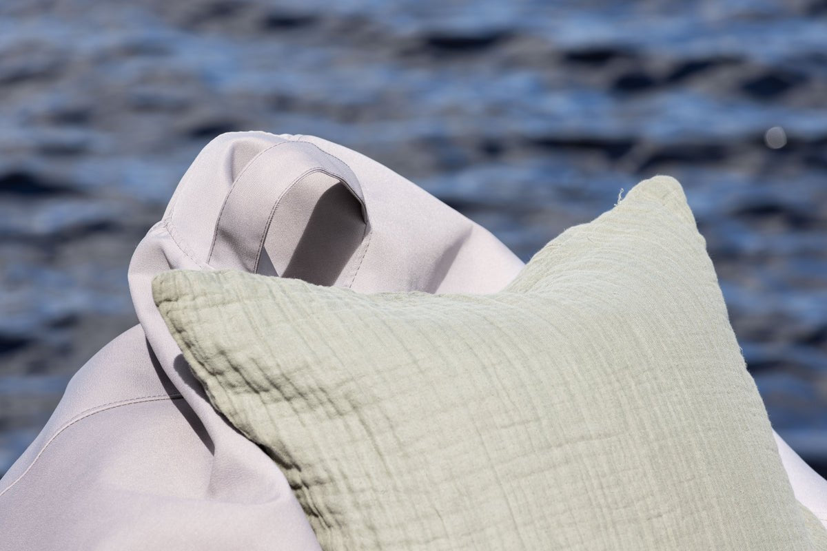 Garten Sitzsack Lago - aus Polyester in Beige