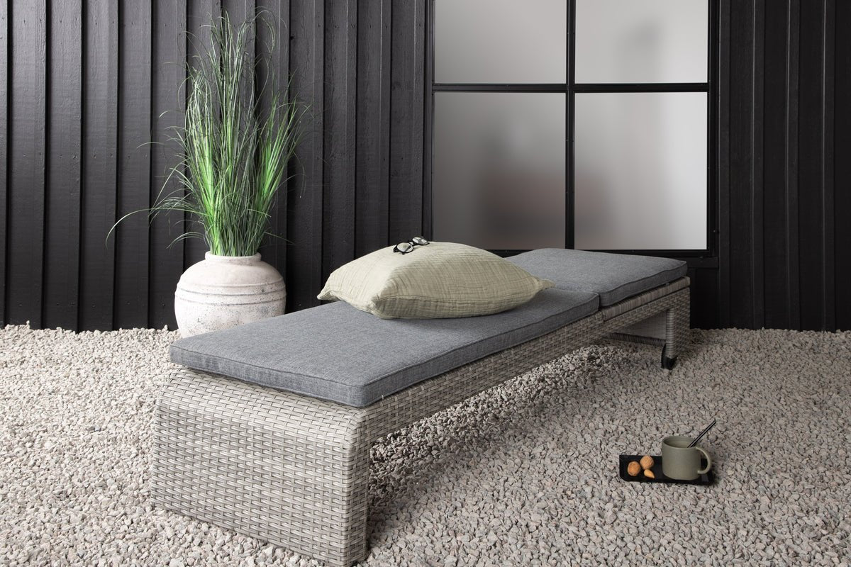 Garten Sonnenliege Irina - aus Rattan