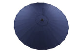 Garten Sonnenschirm Palma – Ø270 cm verfügbar in Weiß, Schwarz, Grau und Blau