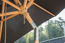 Garten Sonnenschirm Valenza – Ø250 cm in Schwarz oder Weiß