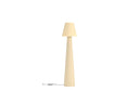 Garten Stehlampe „Kavira“ – hohes, konisches Design in Beige
