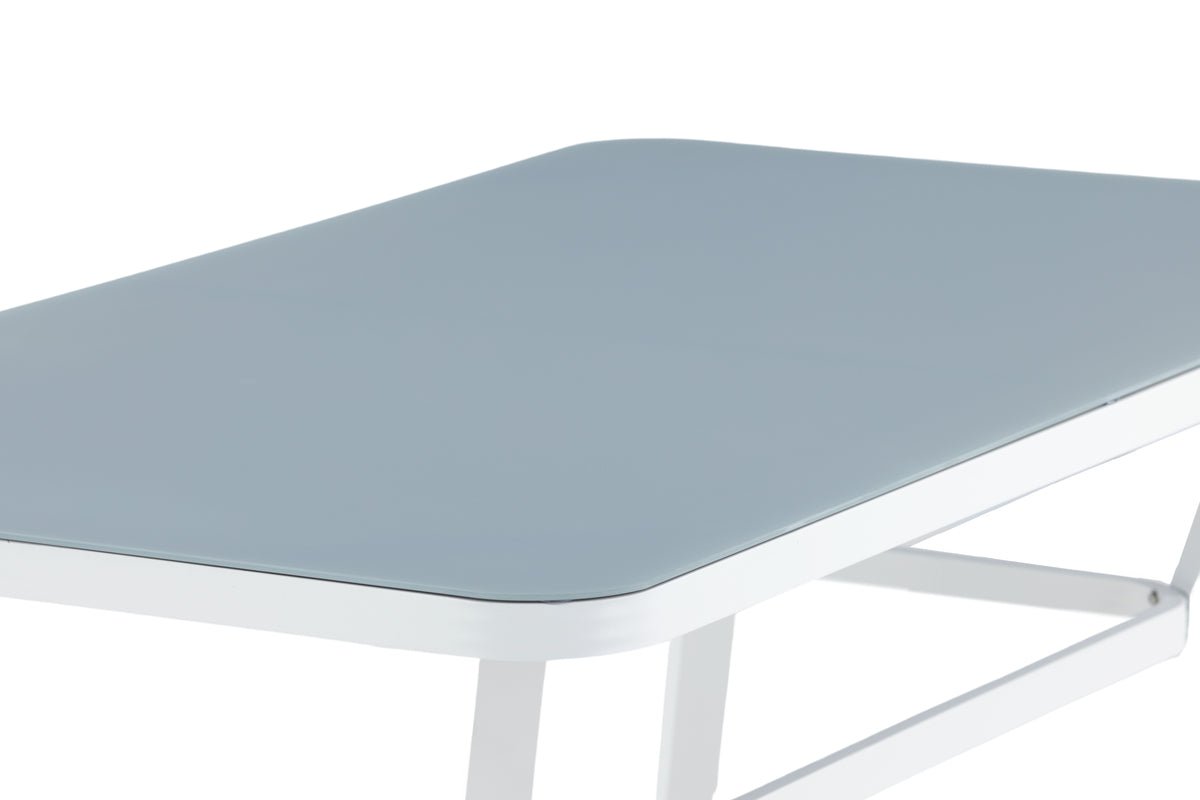 Gartentisch Amaré - eine Kombination aus matter Glasplatte und Aluminiumgestell