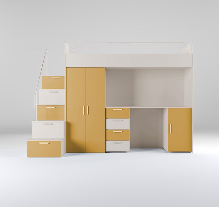 Children's loft bed Dream matte surface