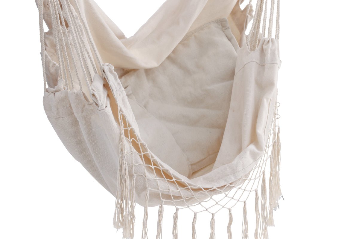 Hängesessel Welsh - aus Polyester in Grau oder Weiß