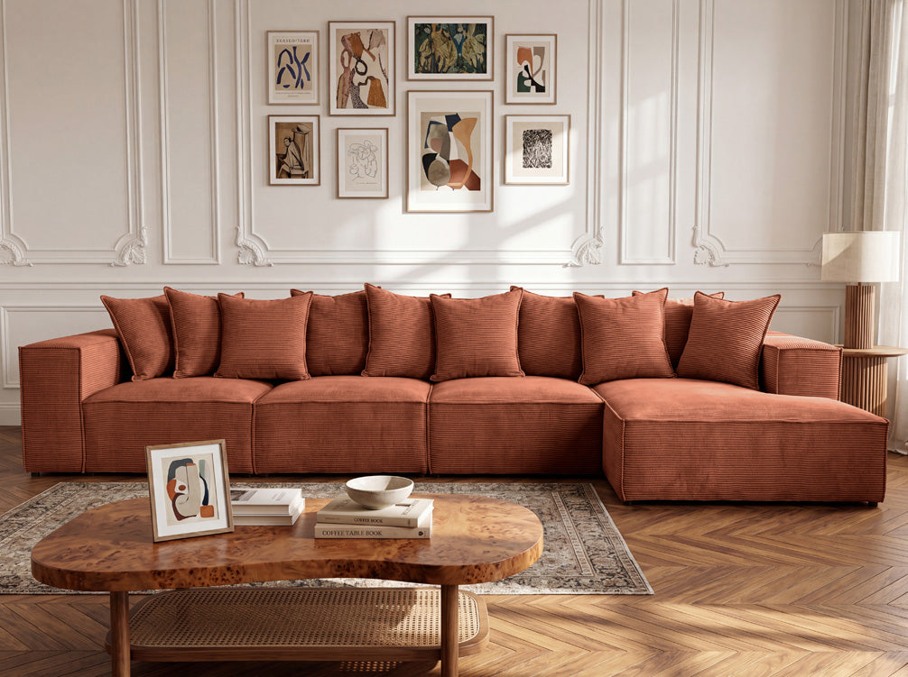 Designer Sofa Largo L Maxi in Cord