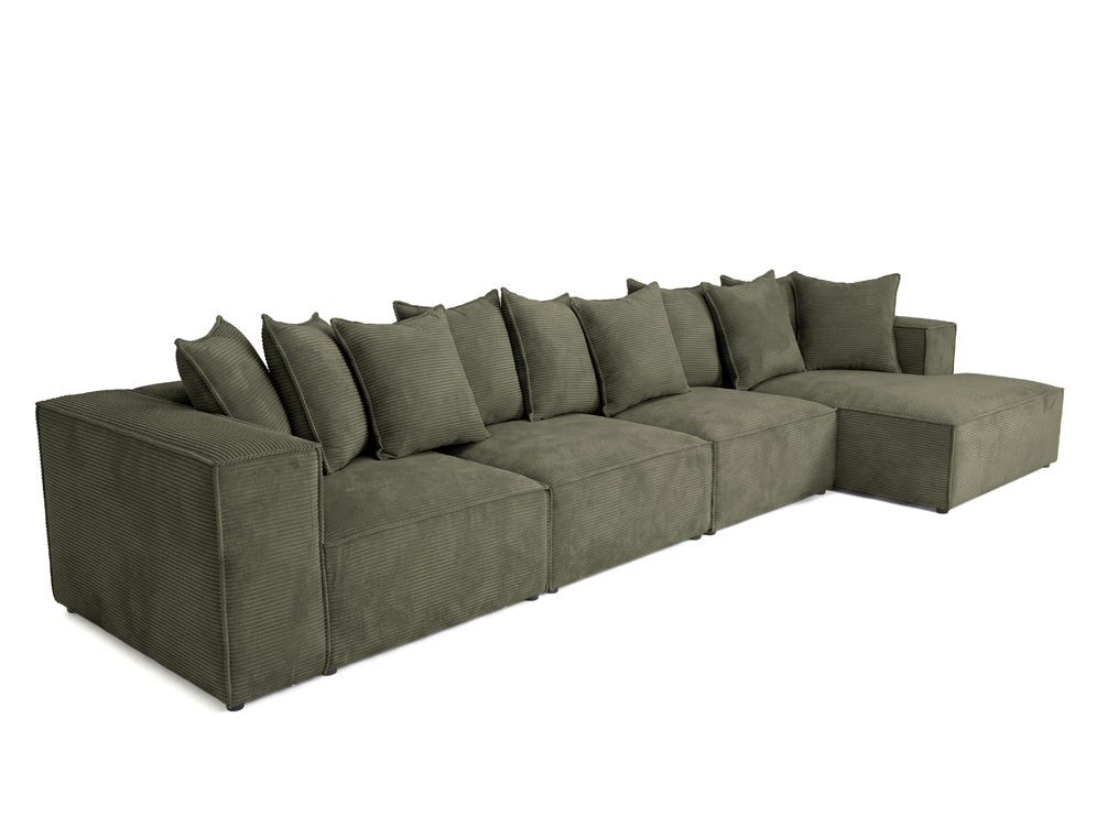 Designer Sofa Largo L Maxi in Cord
