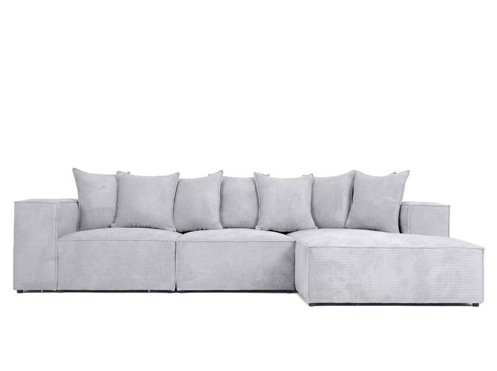 Designer Sofa Largo L in Corduroy