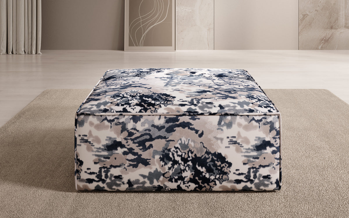 Lesley Pouf Arden Payne's Grey 83 front