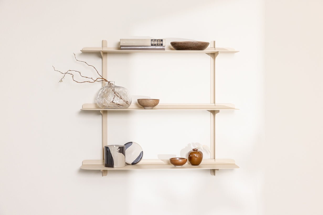 Wall Shelf Linara – Minimalist Metal Shelf with up to 4 Shelves