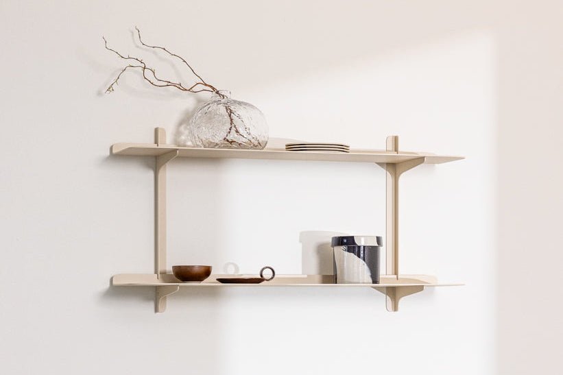 Wall Shelf Linara – Minimalist Metal Shelf with up to 4 Shelves