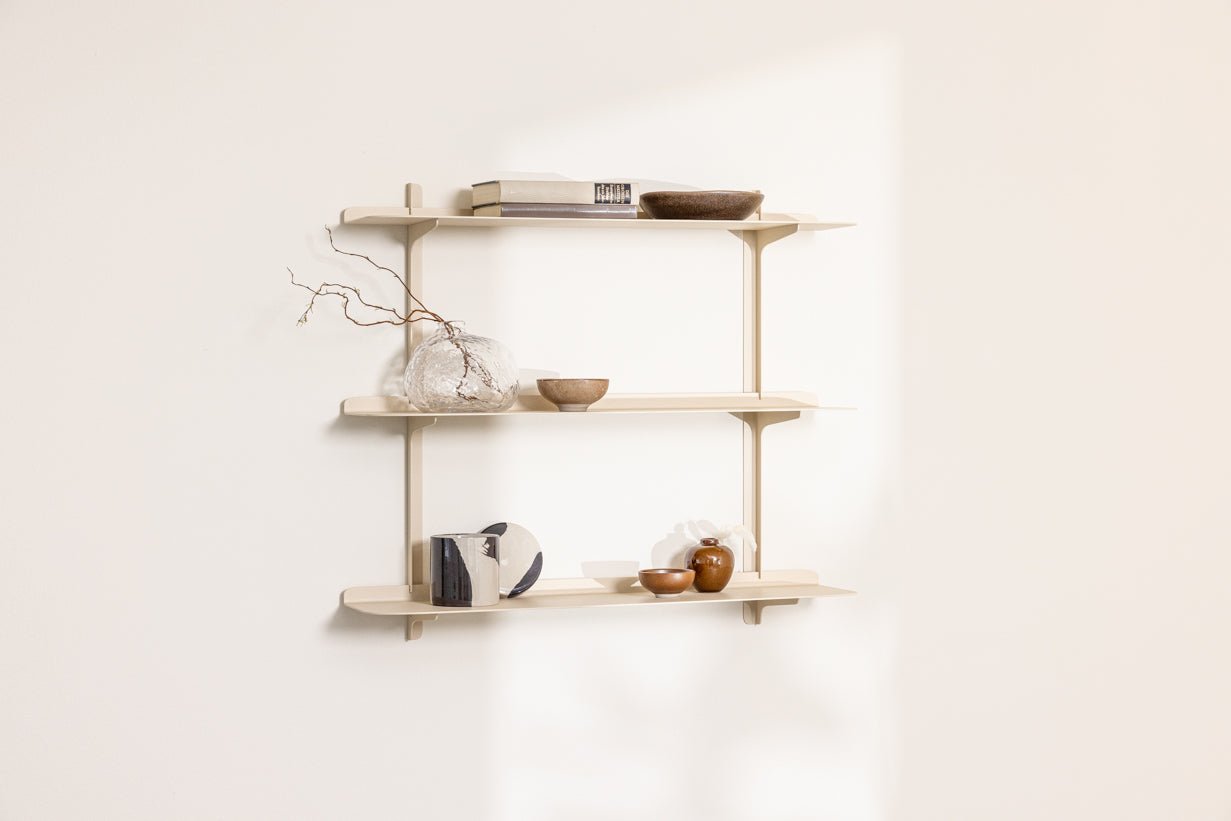 Wall Shelf Linara – Minimalist Metal Shelf with up to 4 Shelves
