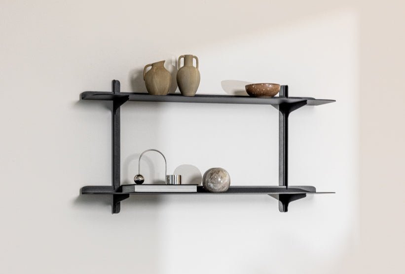 Wall Shelf Linara – Minimalist Metal Shelf with up to 4 Shelves