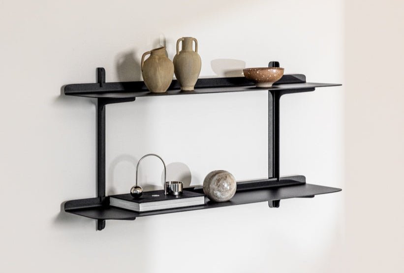 Wall Shelf Linara – Minimalist Metal Shelf with up to 4 Shelves
