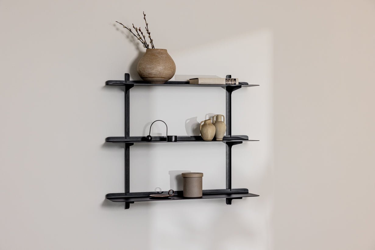 Wall Shelf Linara – Minimalist Metal Shelf with up to 4 Shelves