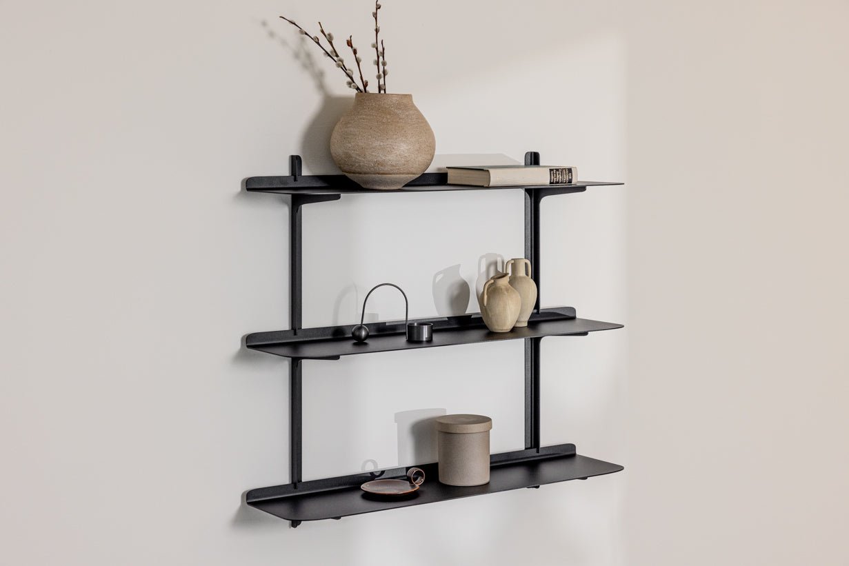 Wall Shelf Linara – Minimalist Metal Shelf with up to 4 Shelves