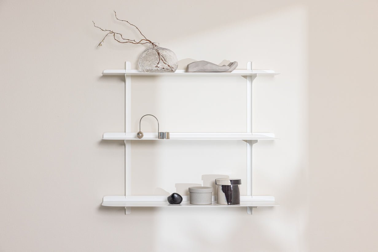 Wall Shelf Linara – Minimalist Metal Shelf with up to 4 Shelves