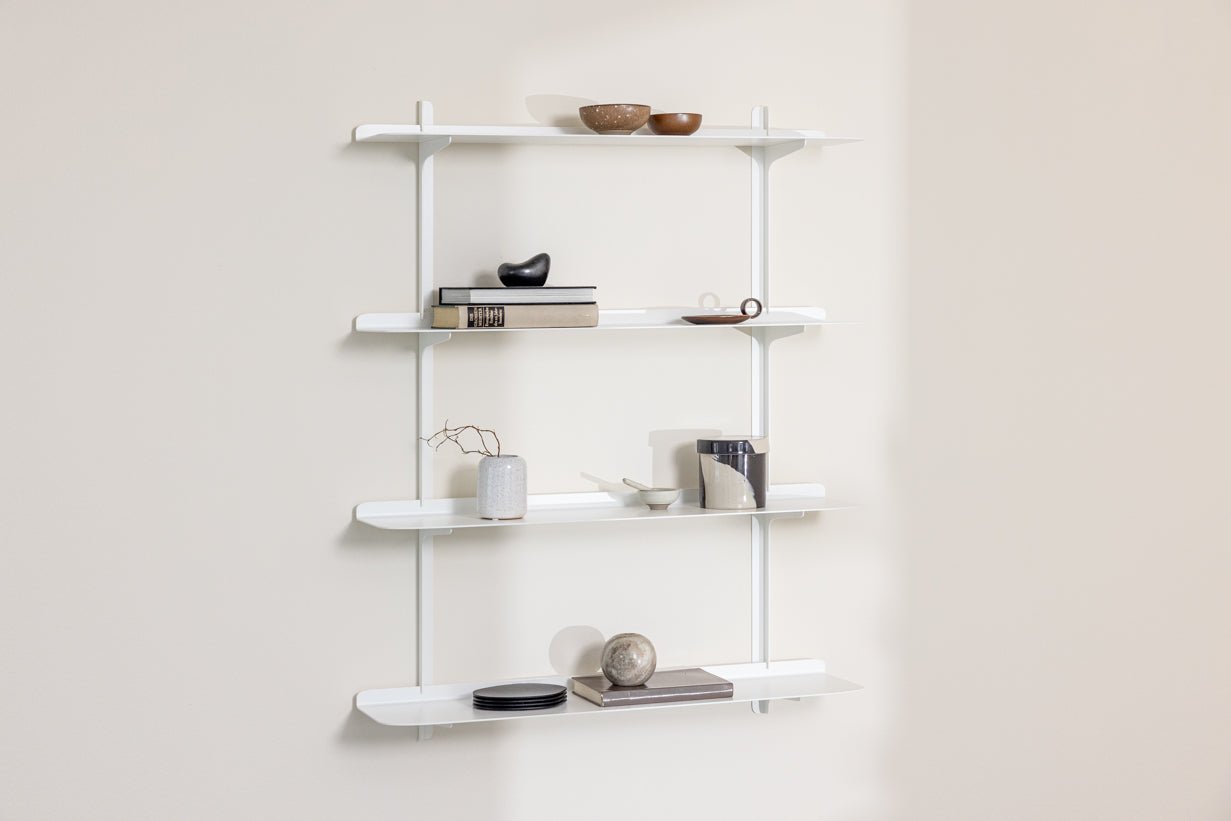 Wall Shelf Linara – Minimalist Metal Shelf with up to 4 Shelves
