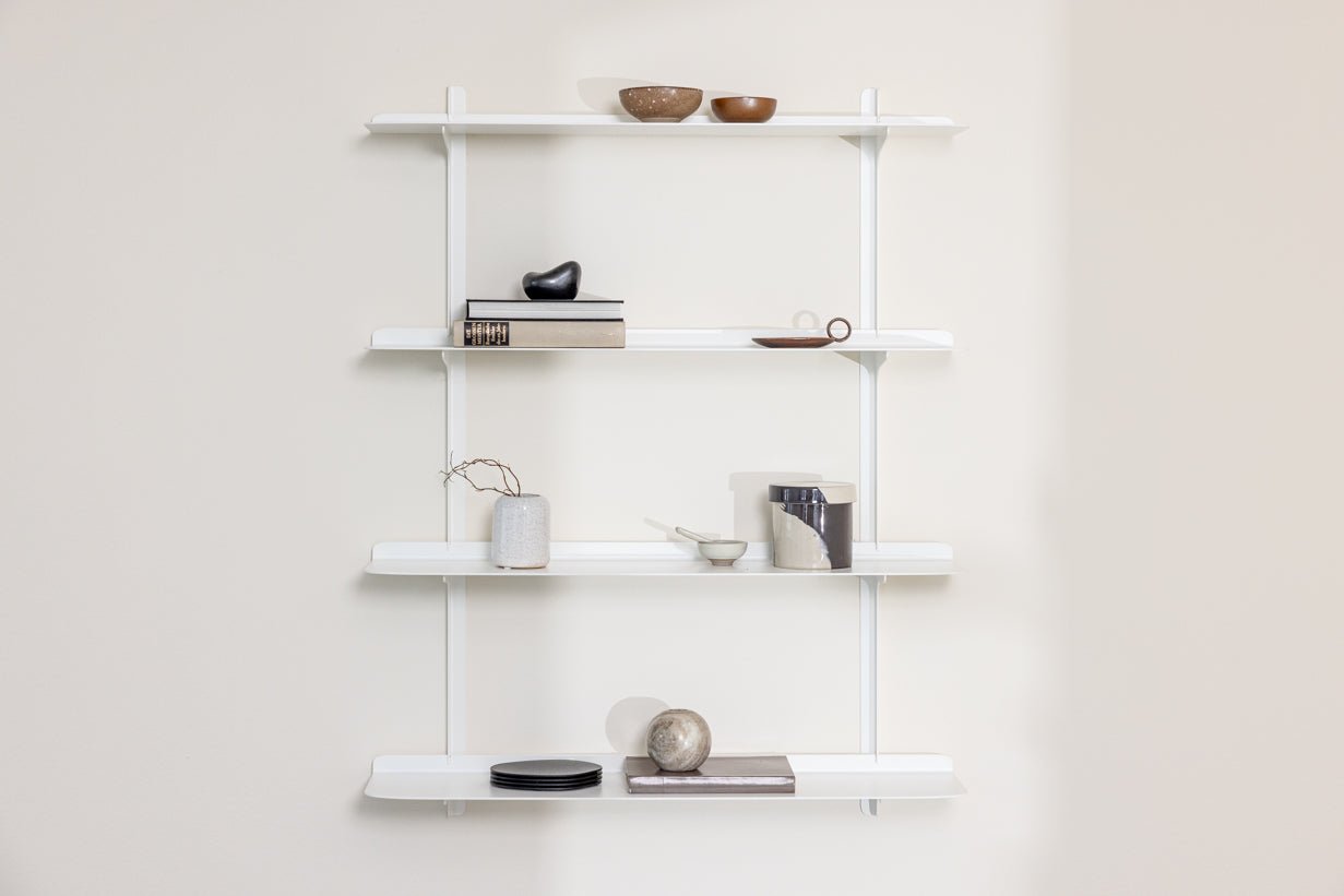Wall Shelf Linara – Minimalist Metal Shelf with up to 4 Shelves