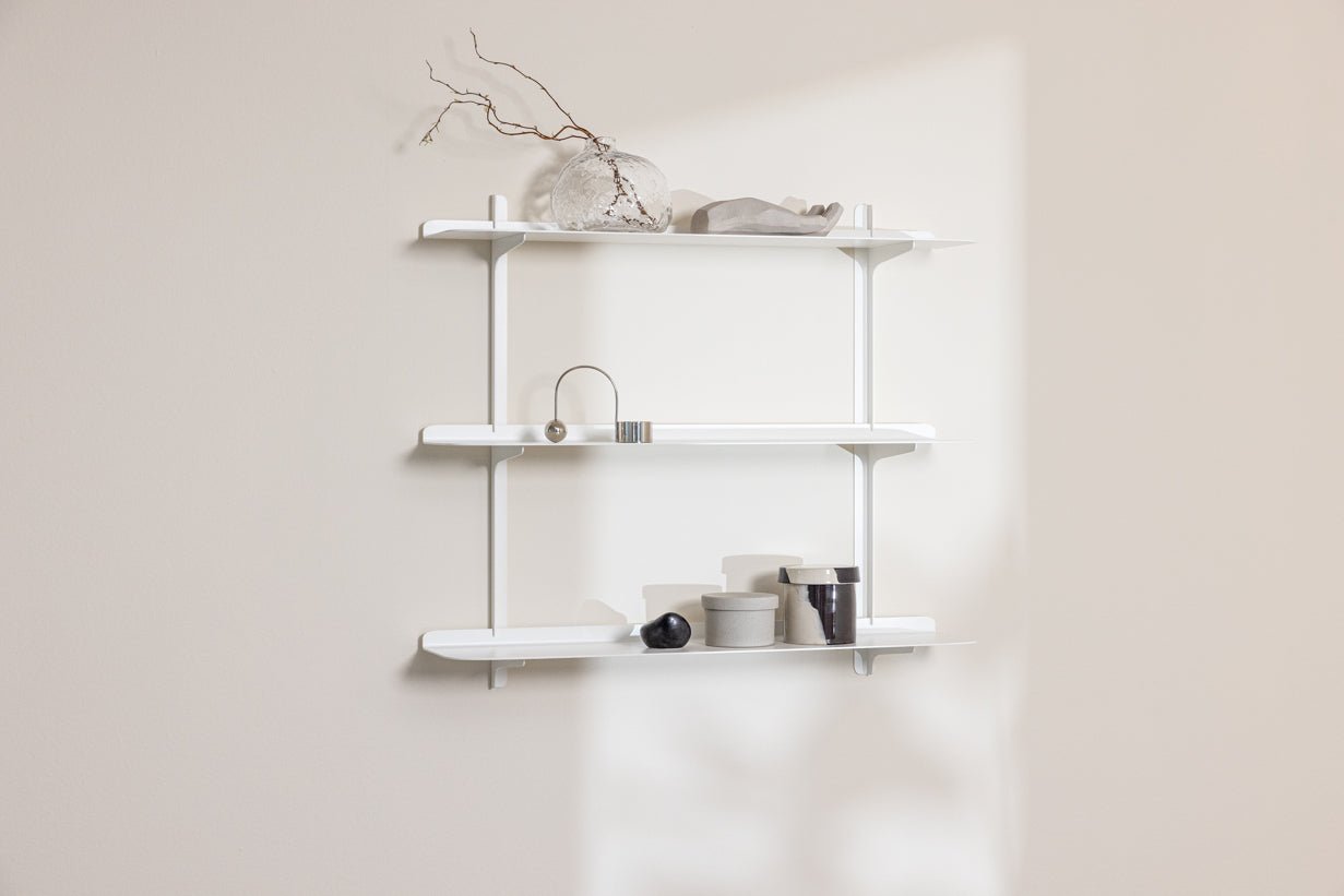 Wall Shelf Linara – Minimalist Metal Shelf with up to 4 Shelves