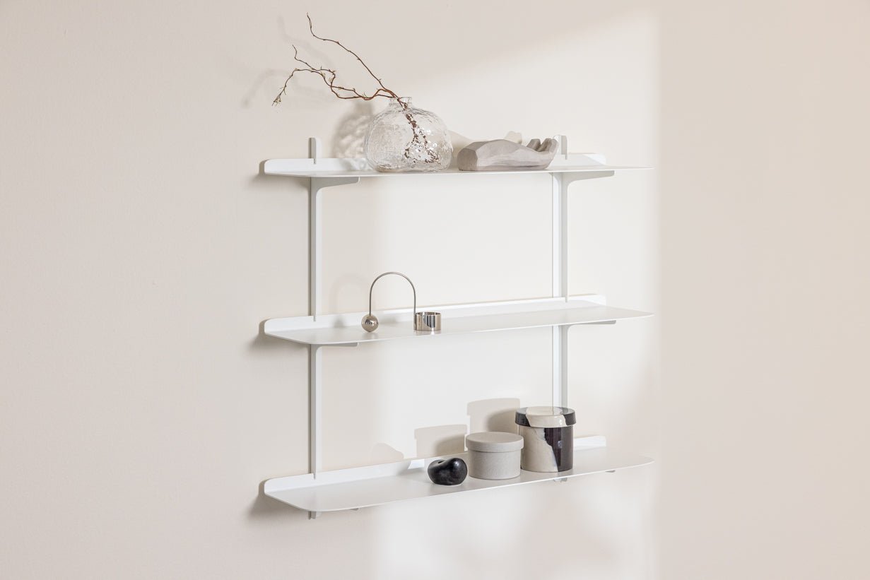 Wall Shelf Linara – Minimalist Metal Shelf with up to 4 Shelves